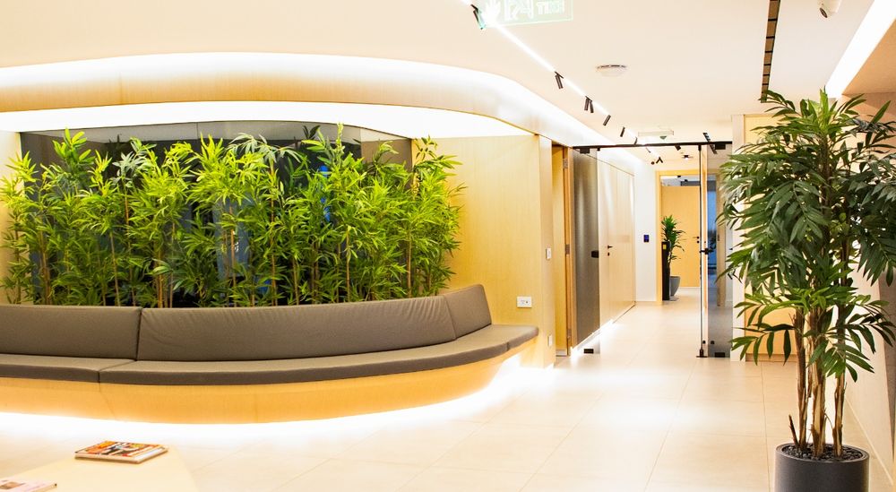 Modern IVF clinic interior and patient waiting area at Azoury IVF Clinic