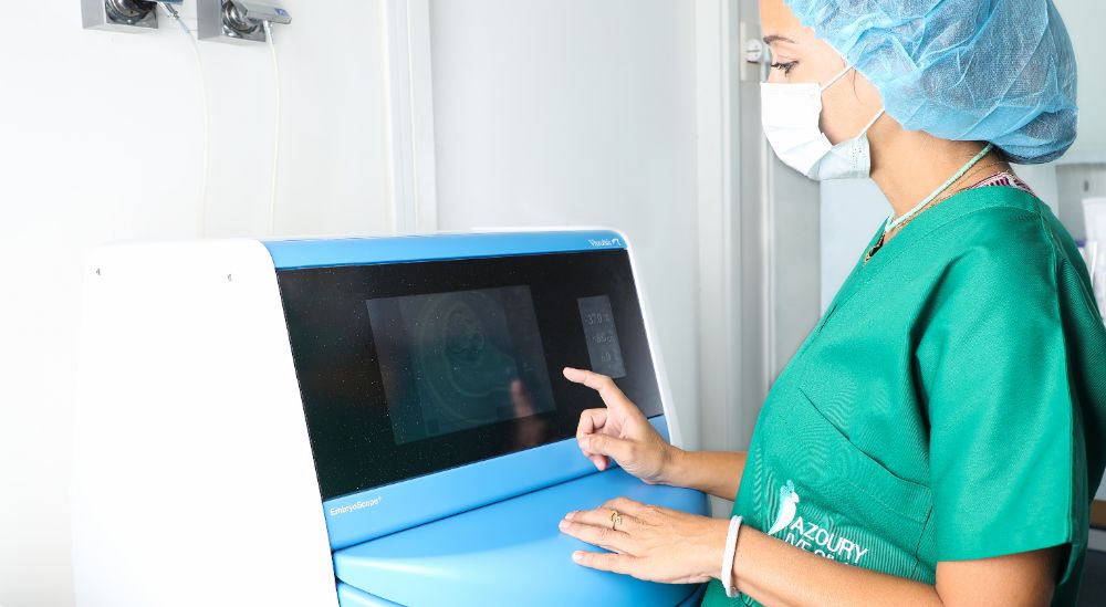 Azoury IVF Clinic Lebanon was the first IVF clinic in the MENA region equipped with an Embryoscope